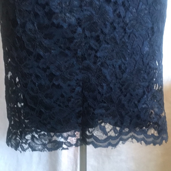 NWT Kalijati Navy Blue Lace Dress Size Small - Picture 7 of 12